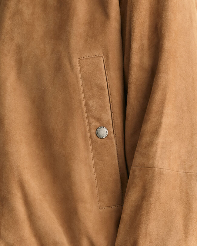 Cazadora bomber de ante