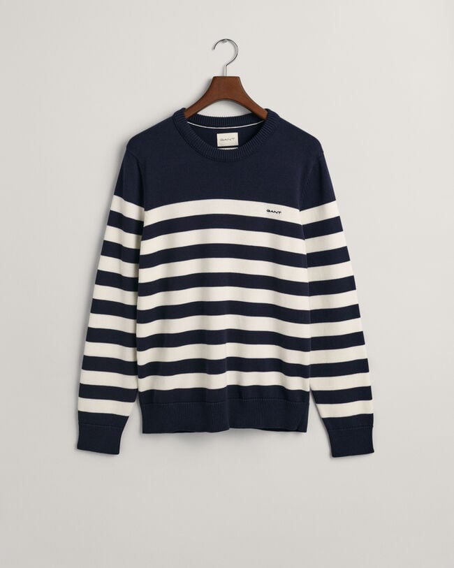 Jersey de cuello redondo Breton Striped