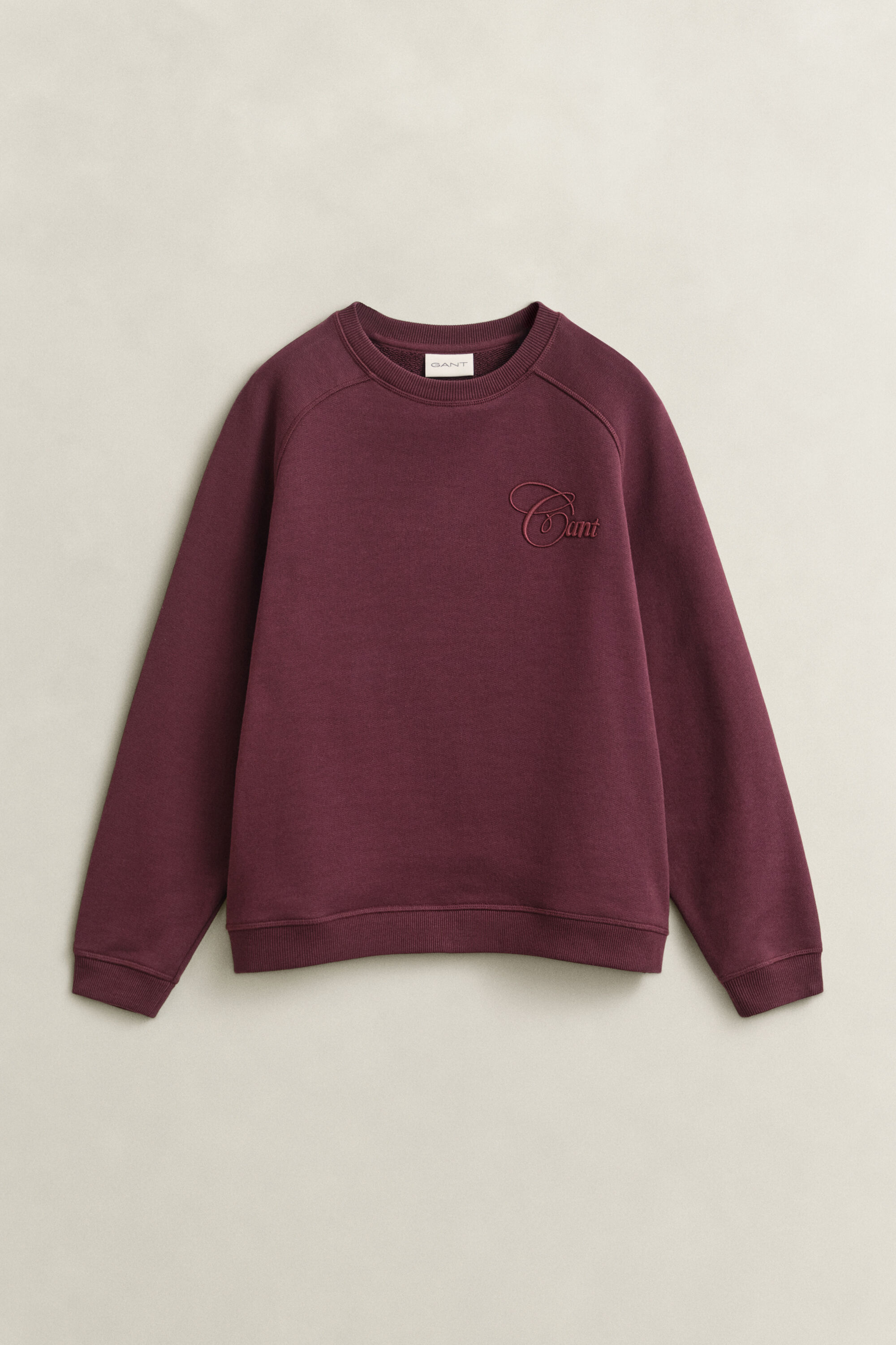 Sudadera con estampado del mismo tono