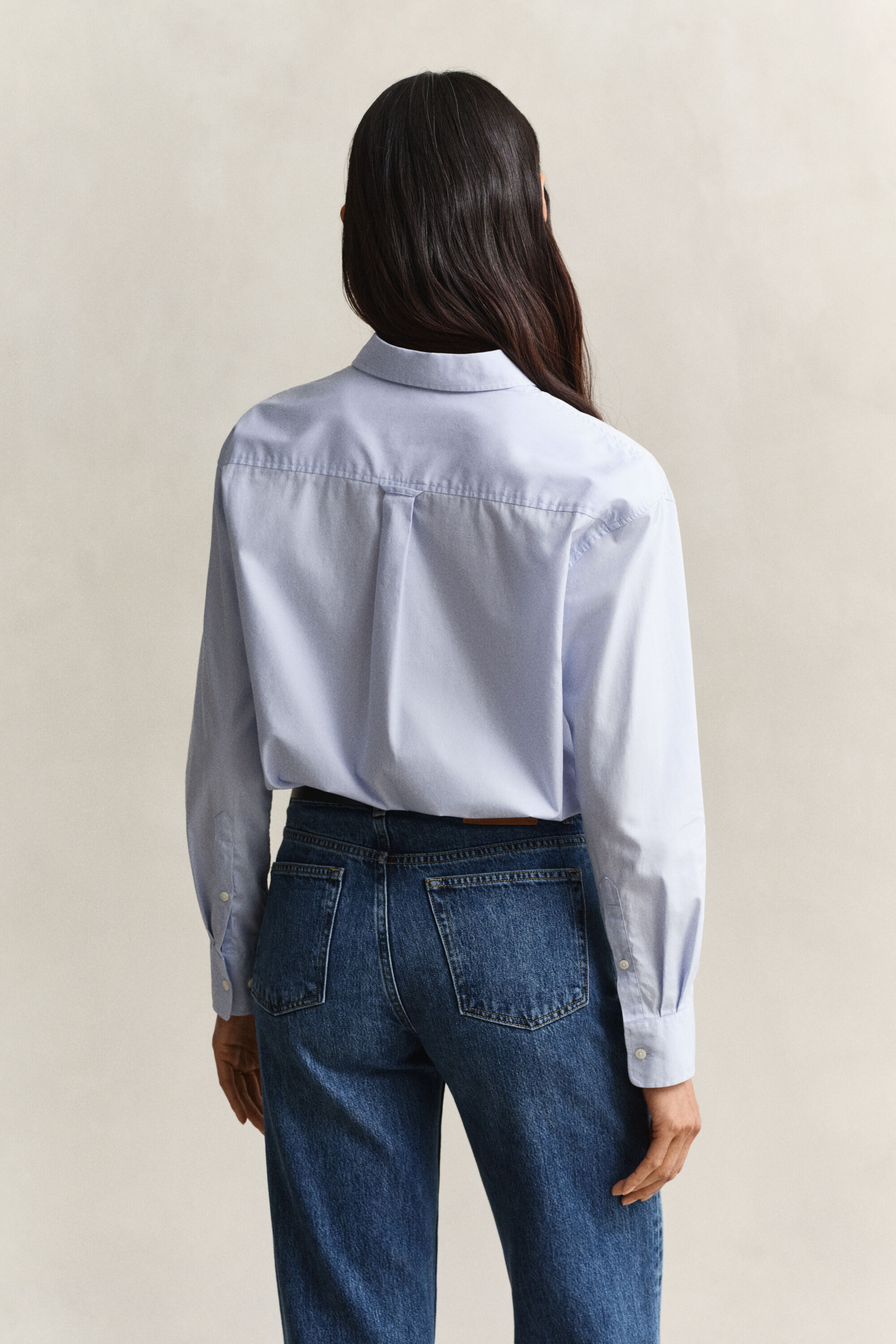 Camisa Relaxed Fit clásica de popelina