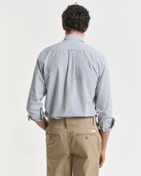 Camisa Regular Fit clásica de popelina a rayas