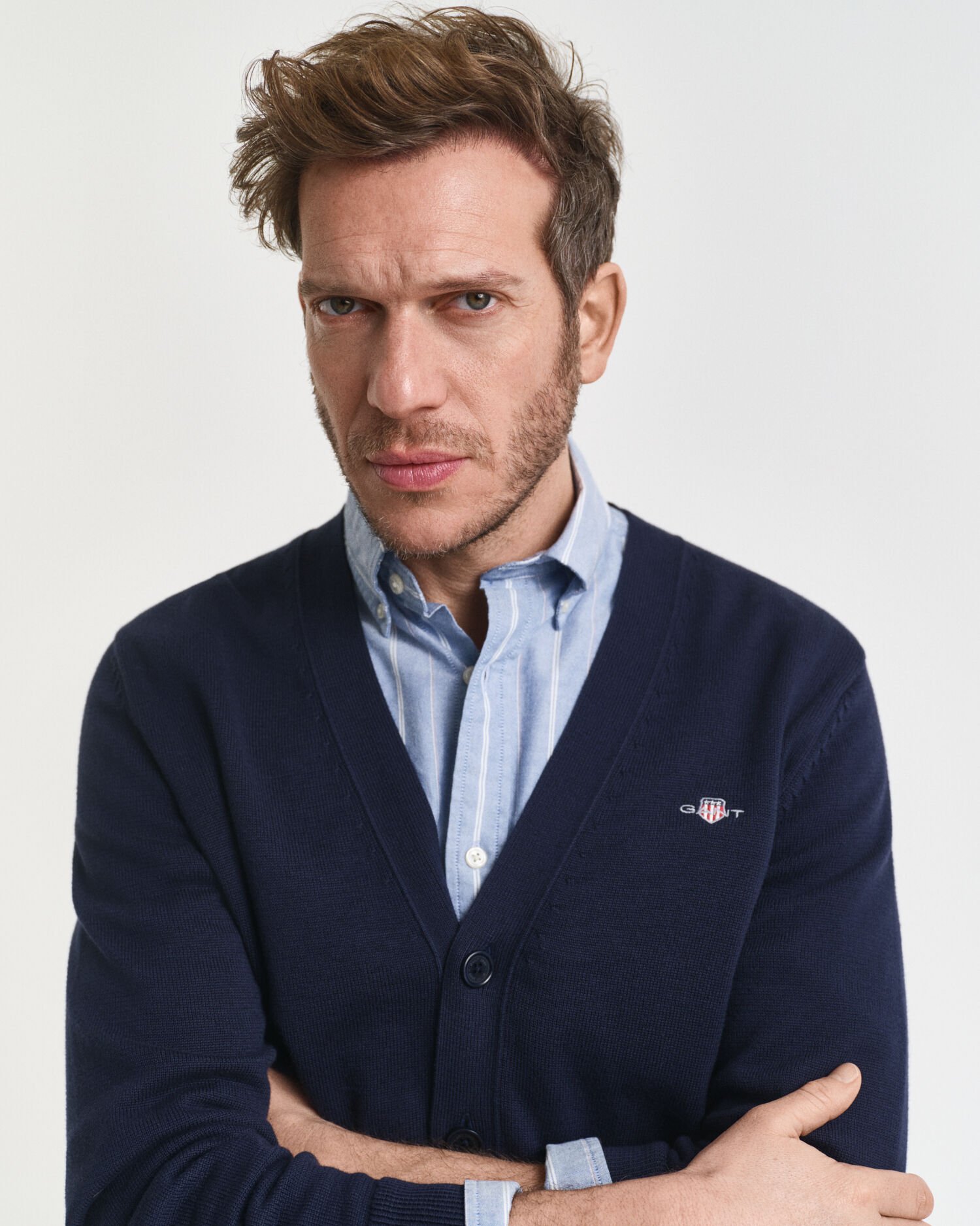 Cárdigan de algodón informal