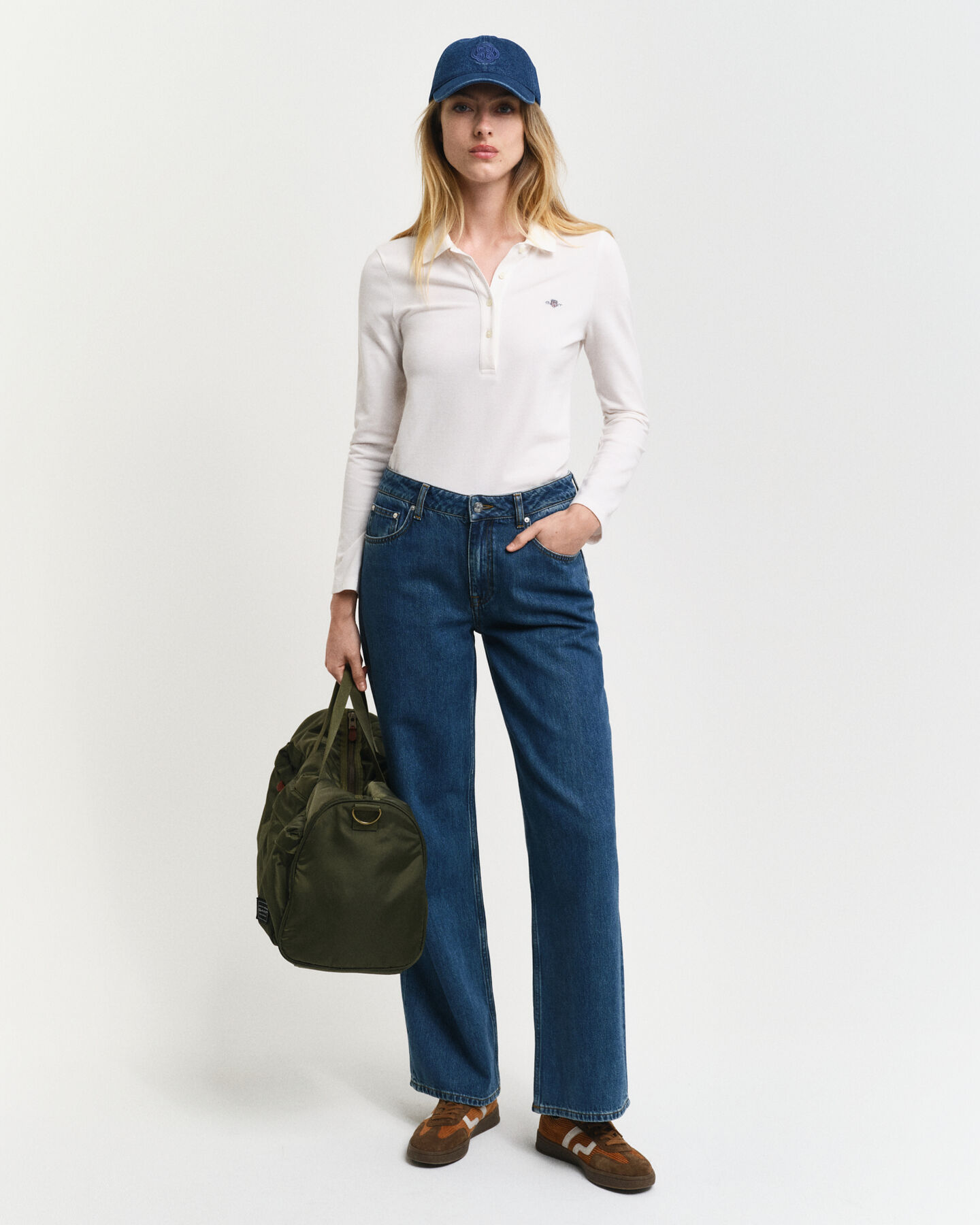 Polo de piqué de manga larga Shield