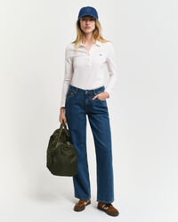 Polo de piqué de manga larga Shield