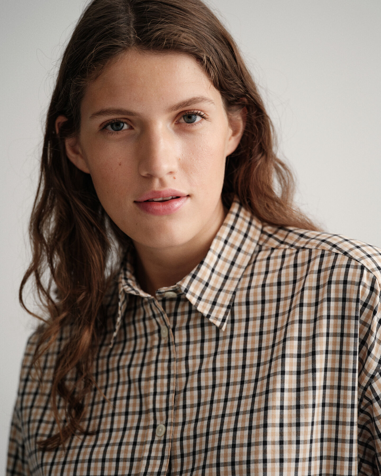 Camisa extragrande de cuadros