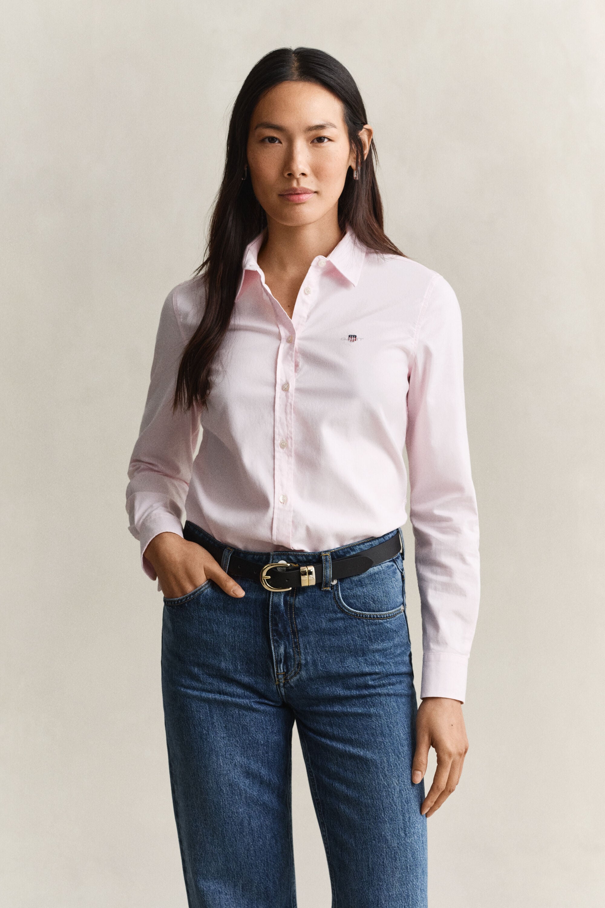 Camisa Oxford Slim Fit clásica y elástica