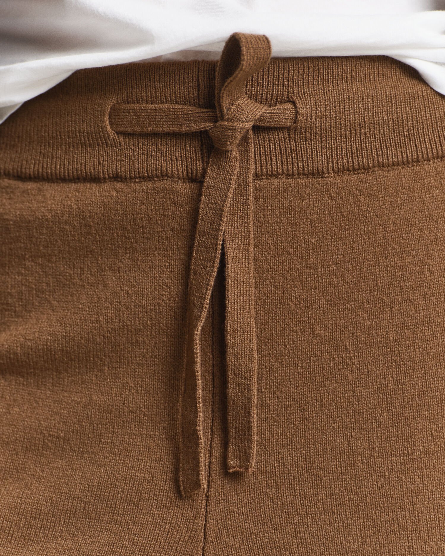 Pantalones de punto muy fino de lana de oveja