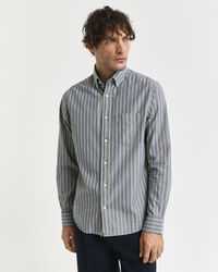 Camisa Regular Fit de popelina a rayas Archive