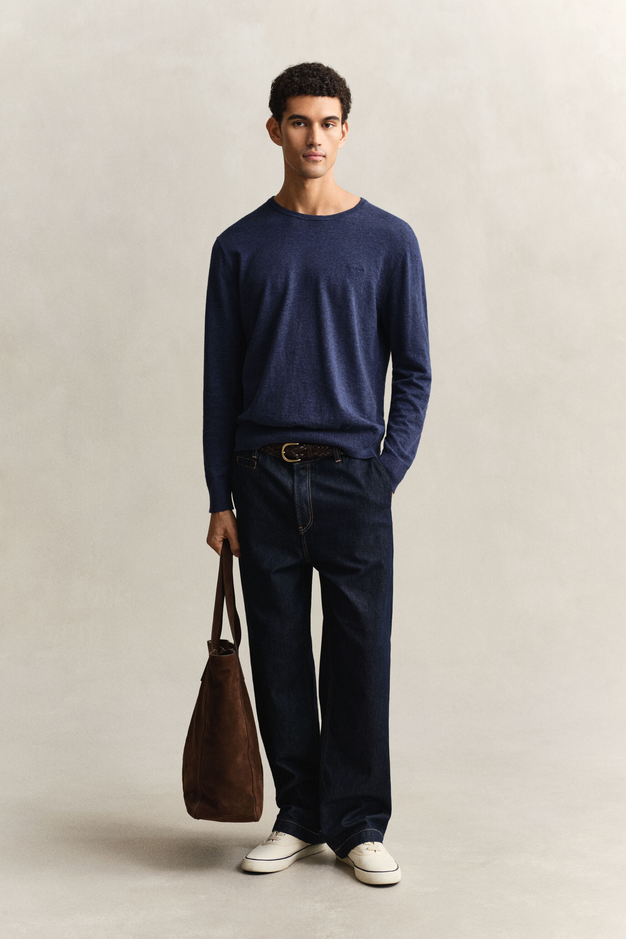 Jersey de mezcla de algodón flameado