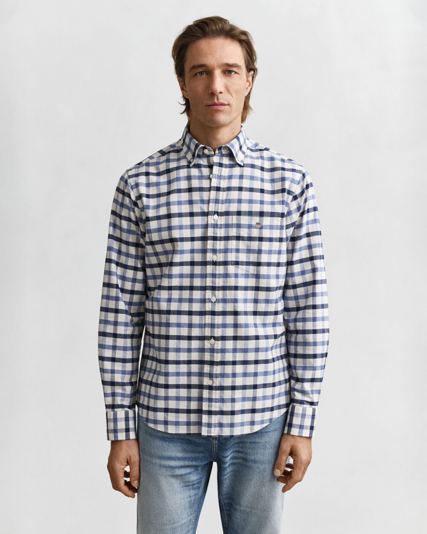 Camisa Oxford Regular Fit a cuadros