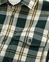 Sobrecamisa de sarga gruesa a cuadros