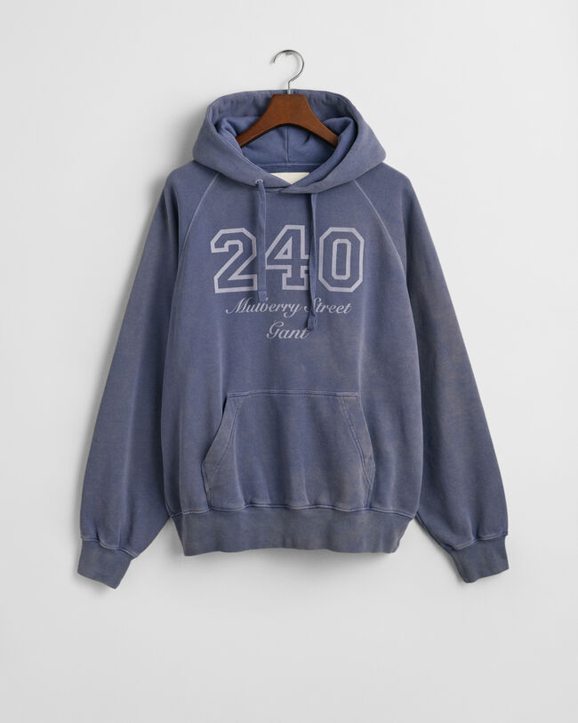 Sudadera con capucha y lavado vintage