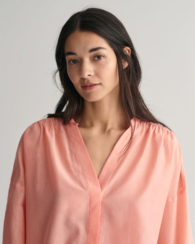 Blusa de algod&oacute;n y seda