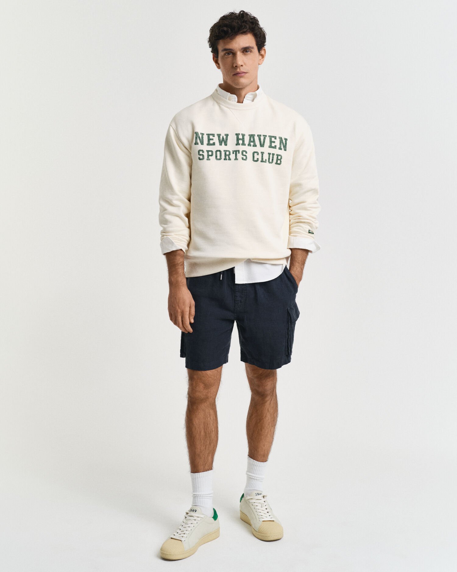 Sudadera de cuello redondo con gráfico