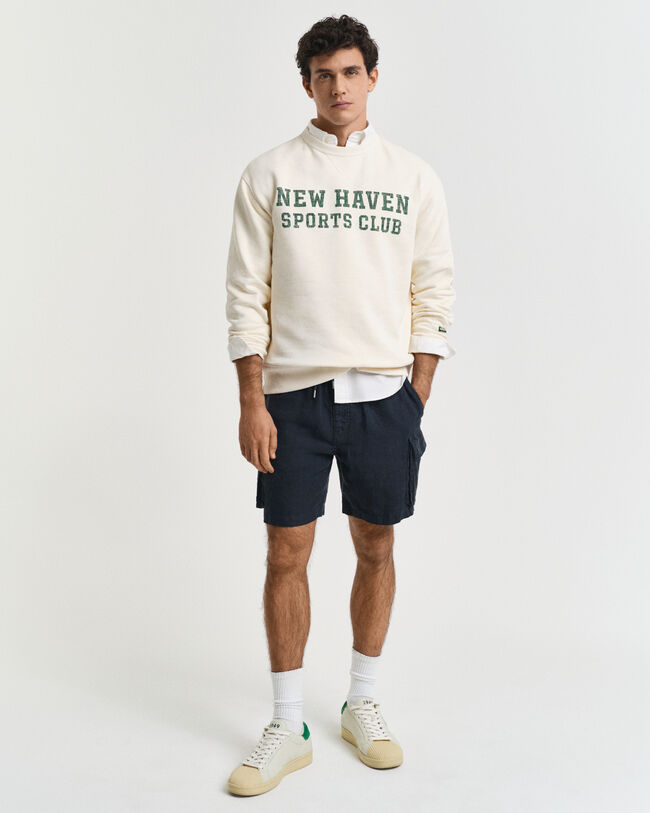 Sudadera de cuello redondo con gráfico