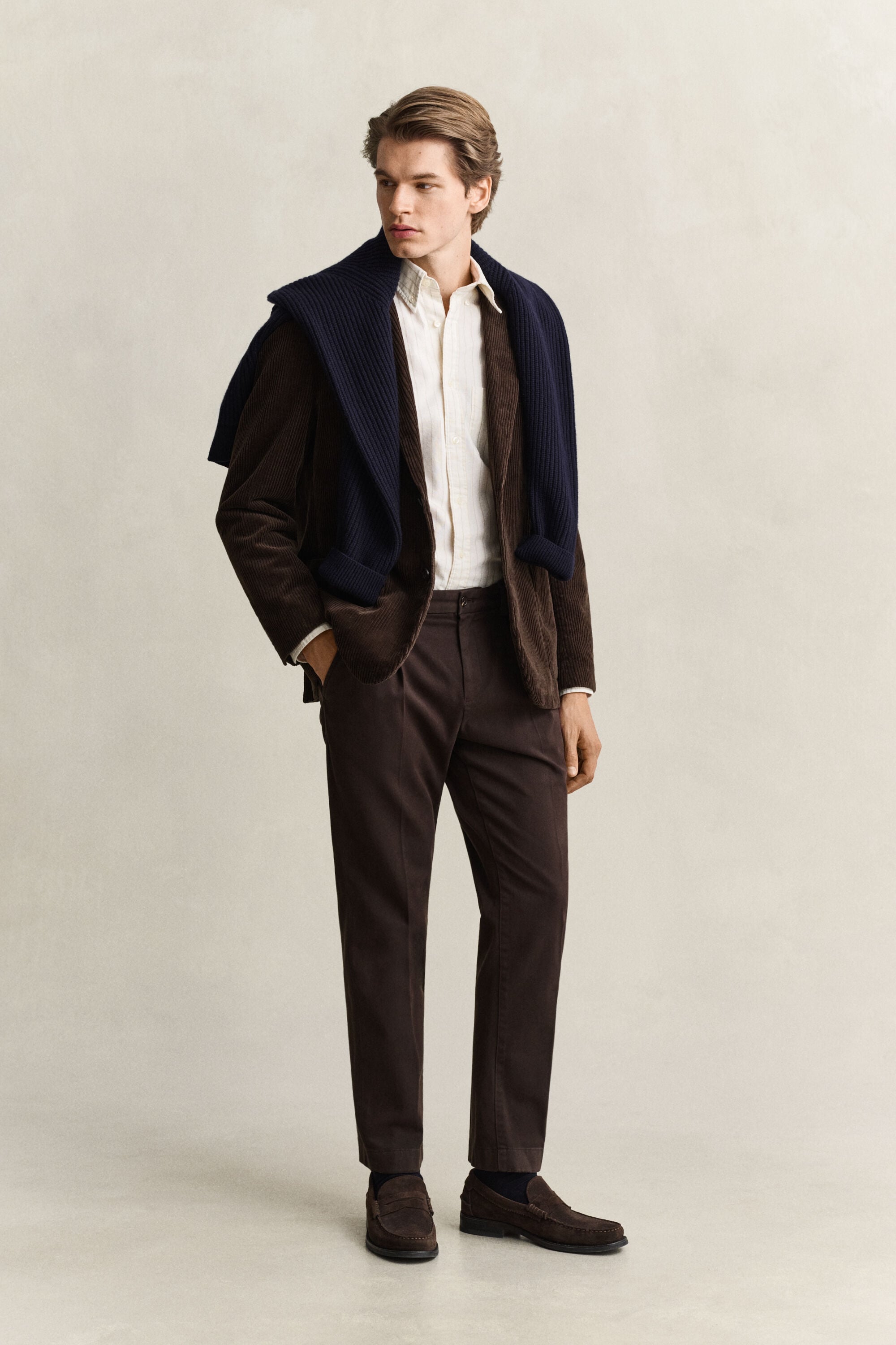 Chaqueta de traje de pana