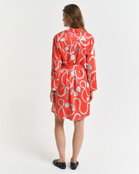 Vestido camisero con estampado Sailing