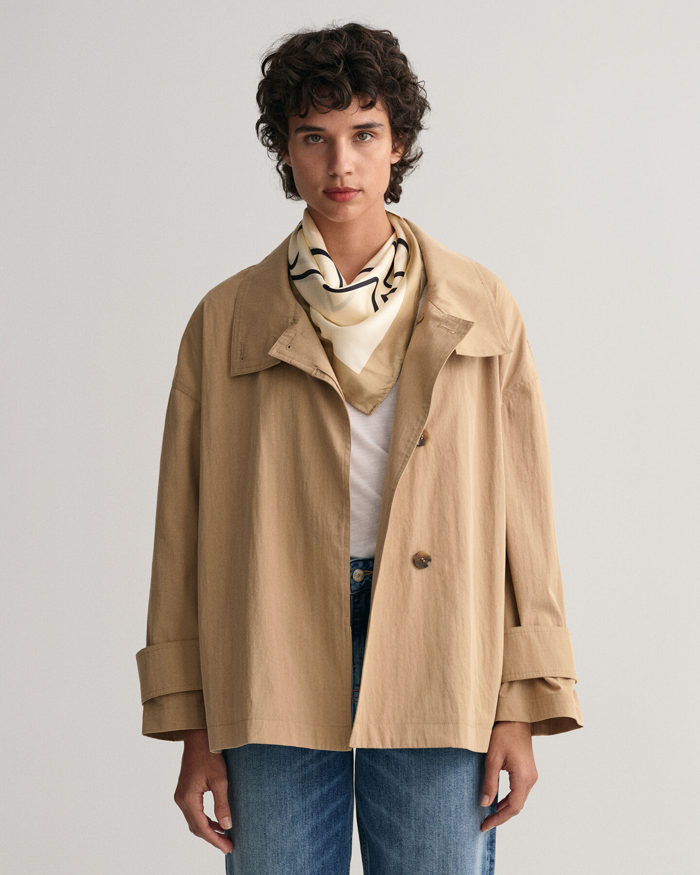 Chaqueta de algodón sin forro