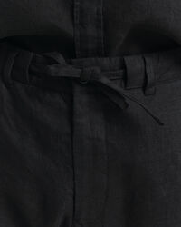 Pantalones Relaxed Fit de lino con cord&oacute;n ajustable