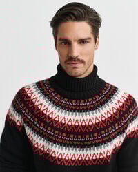 Jersey con cuello de cisne Fair Isle