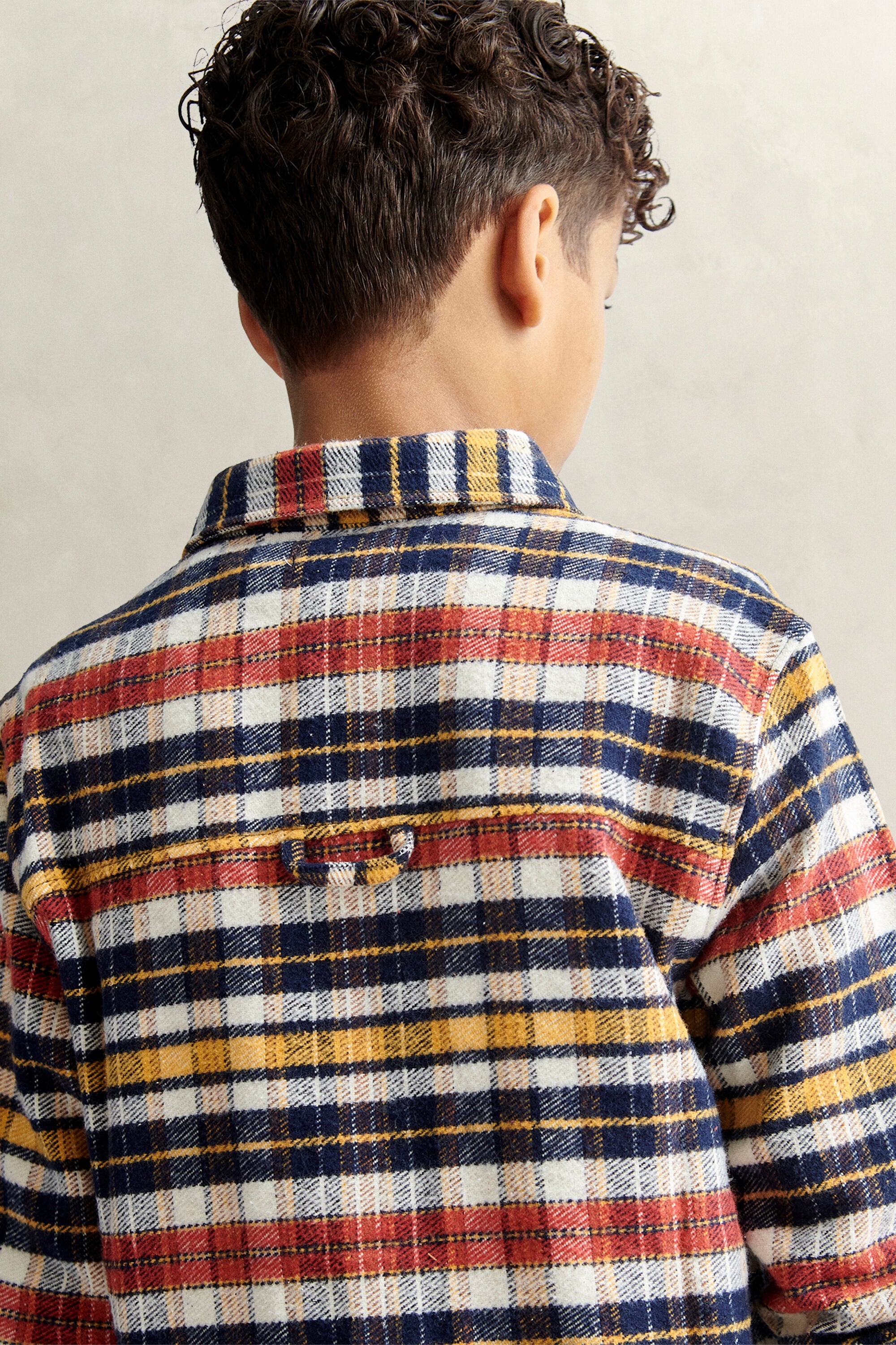Sobrecamisa de cuadros Teen Boys