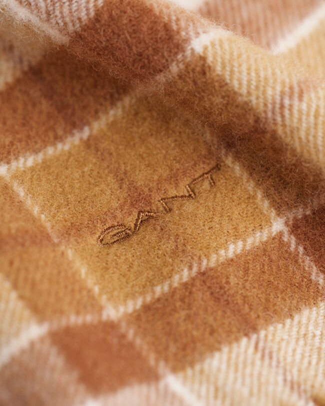 Bufanda de lana a cuadros