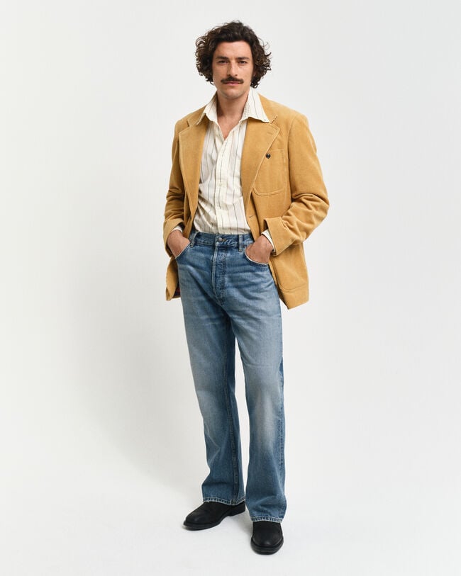 Americana Regular Fit de pana