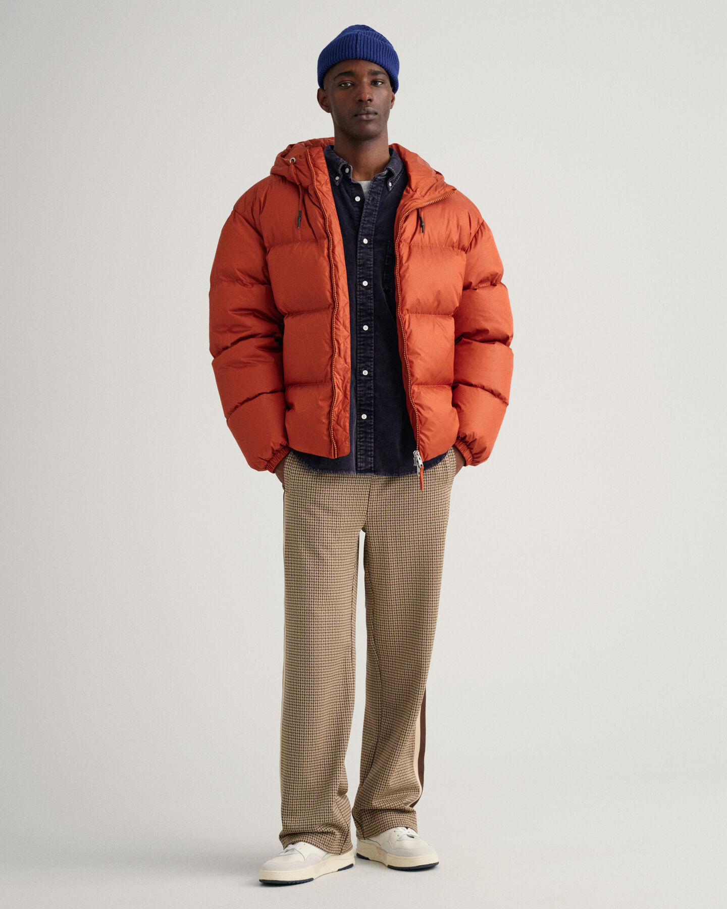 Chaqueta acolchada con lustre