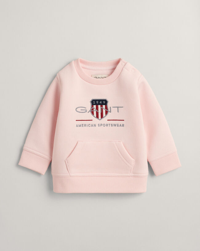 Sudadera de cuello redondo Archive Shield Baby