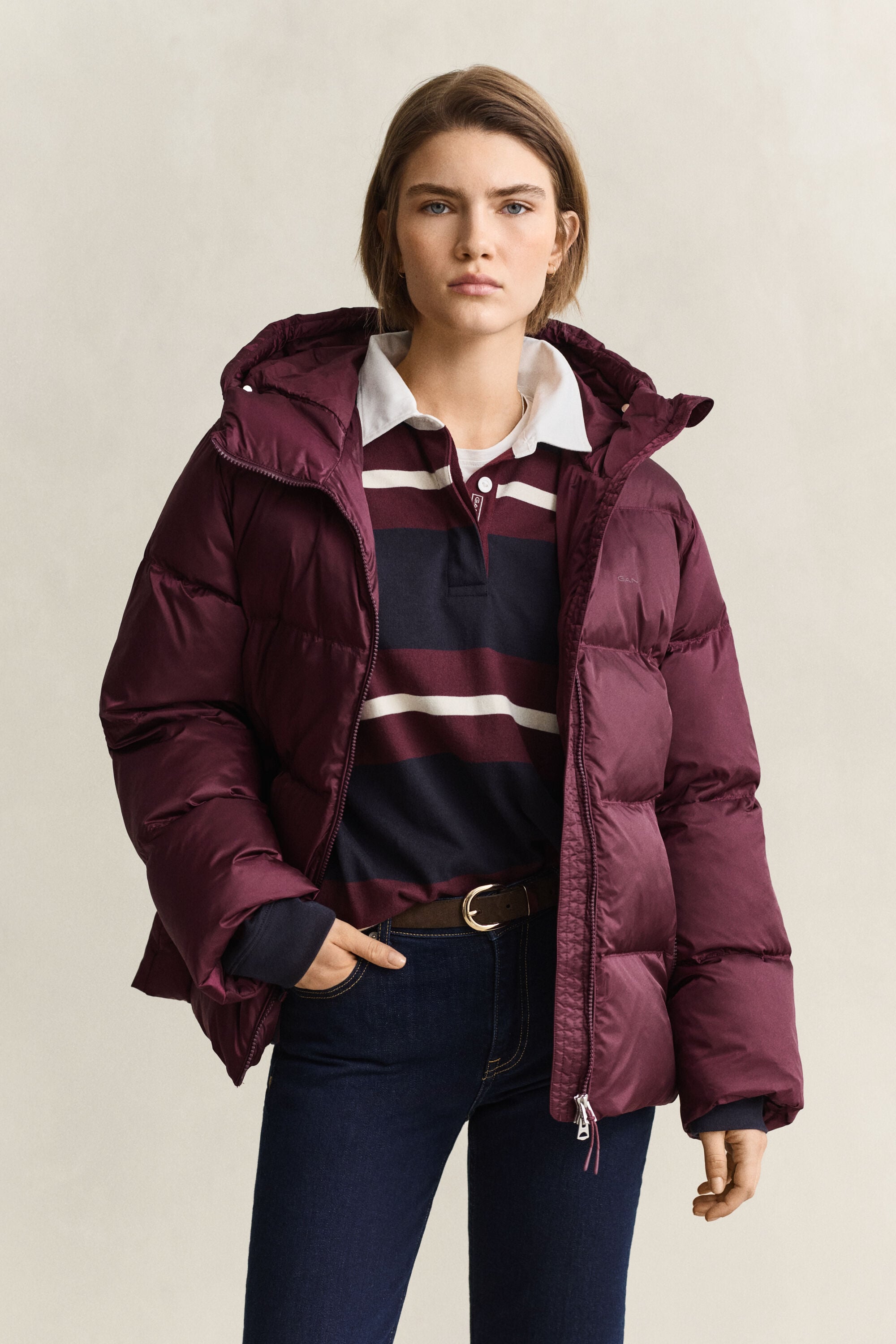 Chaqueta con acolchado medio