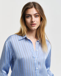 Camisa Relaxed Fit fluida a rayas