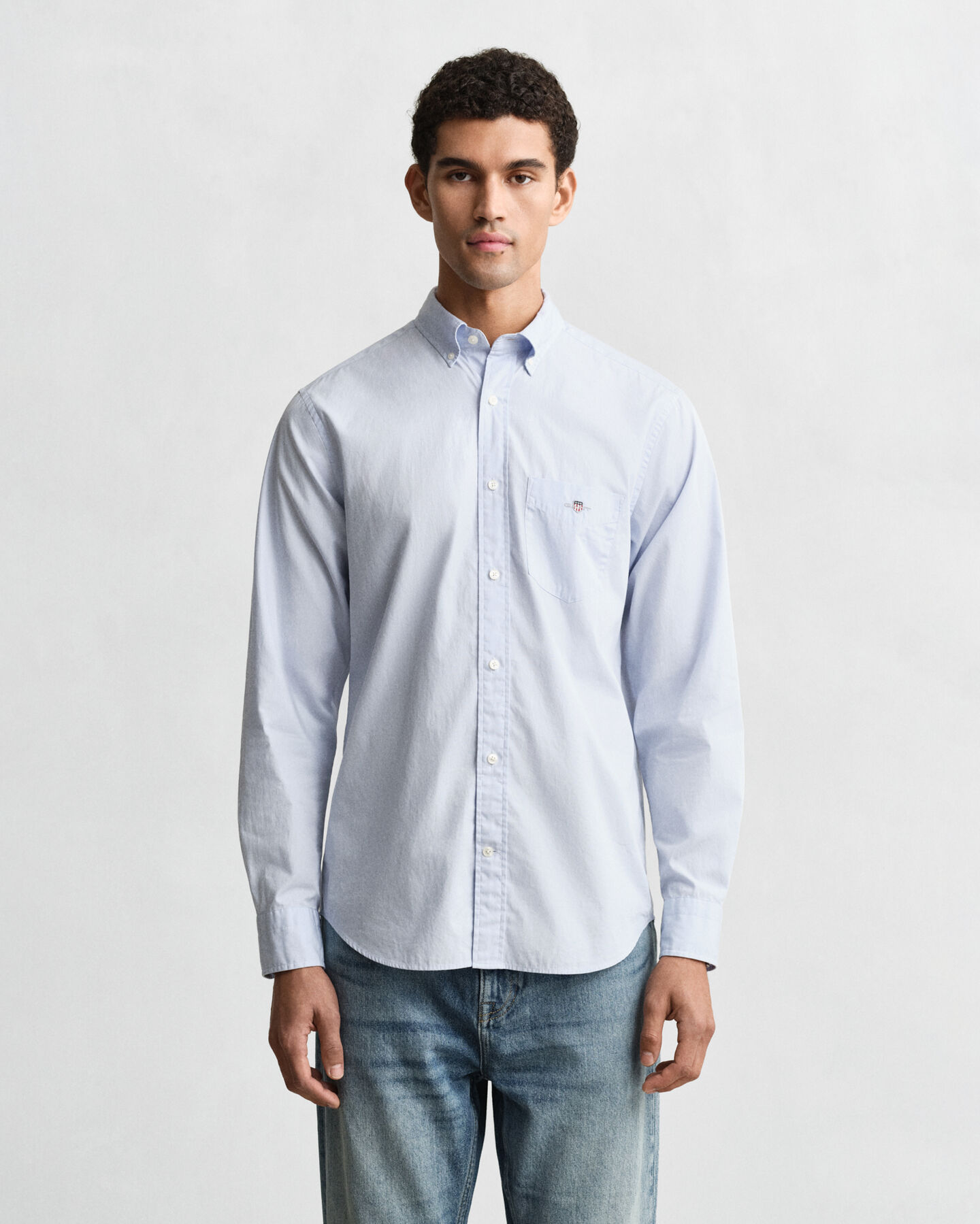 Camisa Regular Fit clásica de popelina
