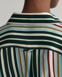 Vestido camisero Relaxed Fit con varios diseños de rayas