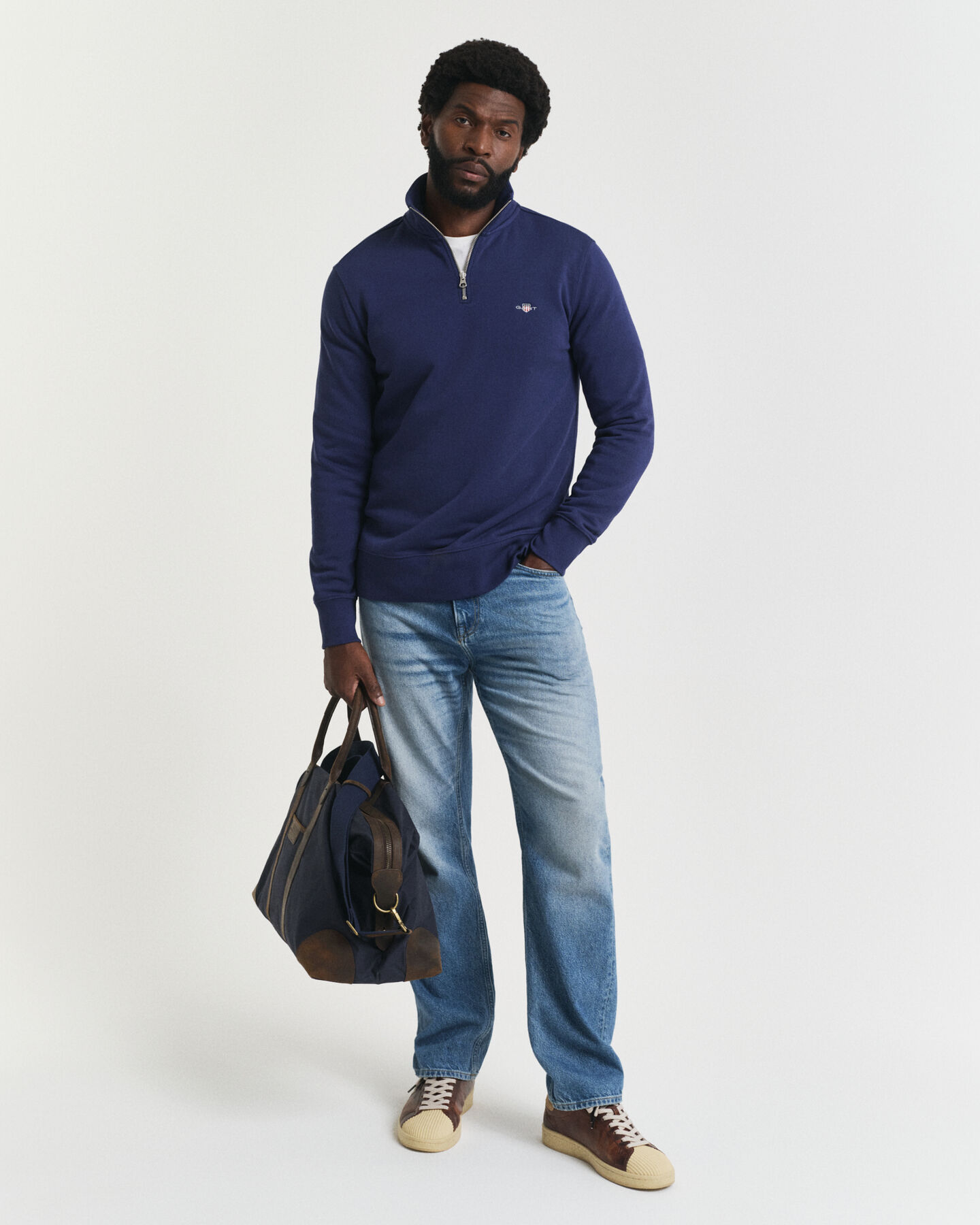 Sudadera Shield con media cremallera