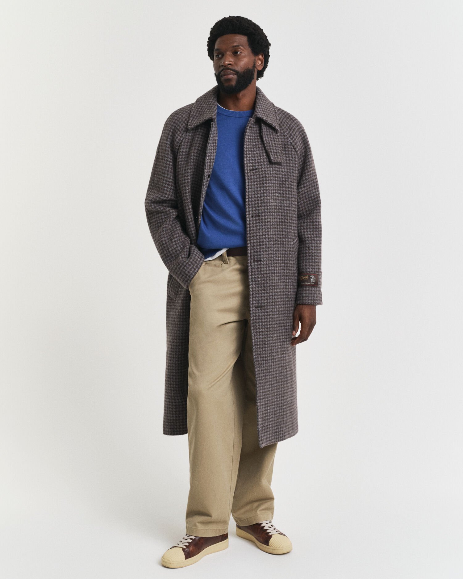 Jersey de algodón con cuello redondo