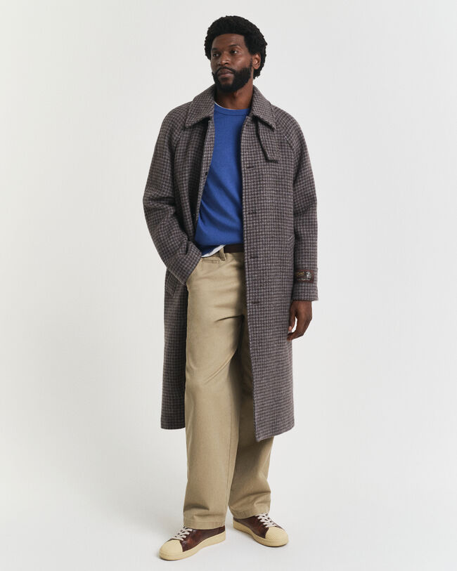 Jersey clásico de algodón con cuello redondo