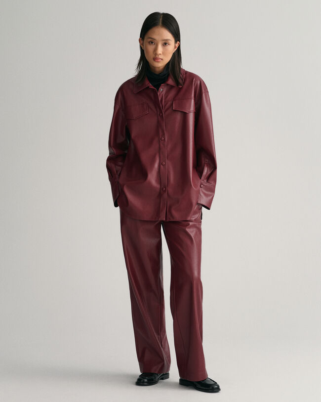 Sobrecamisa de piel sintética