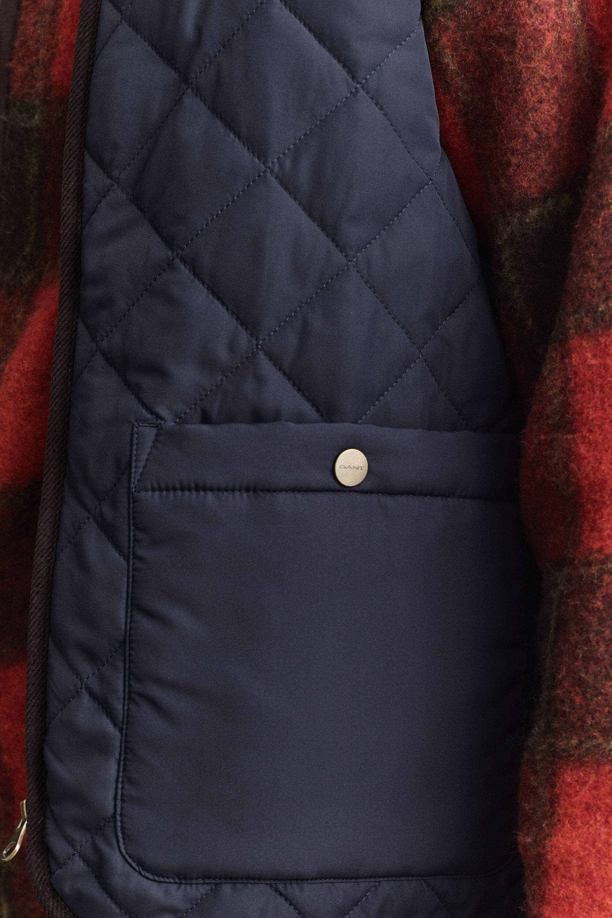Chaqueta Double Decker encerada