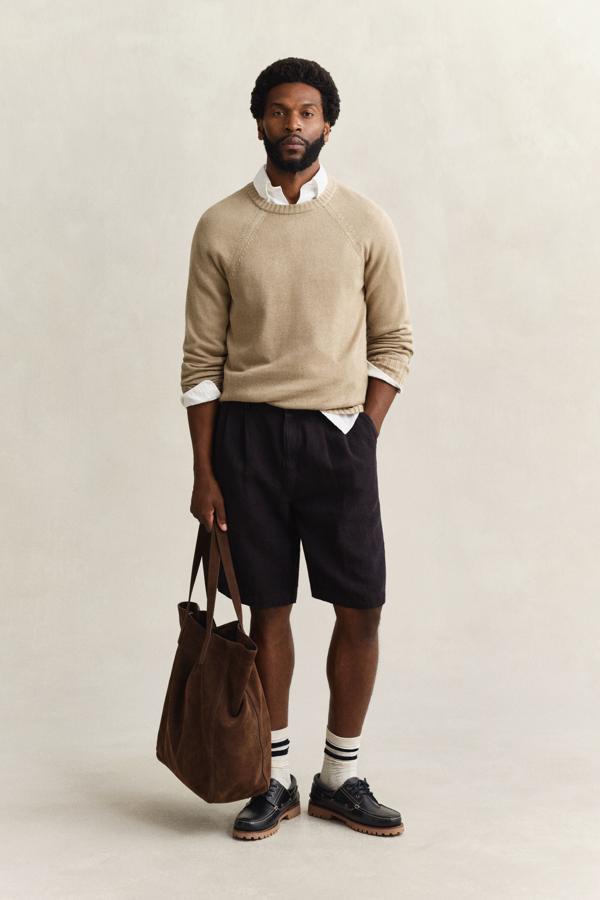 Jersey de mezcla de lino