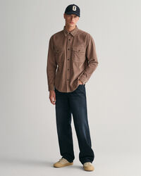 Camisa Relaxed Fit de pana