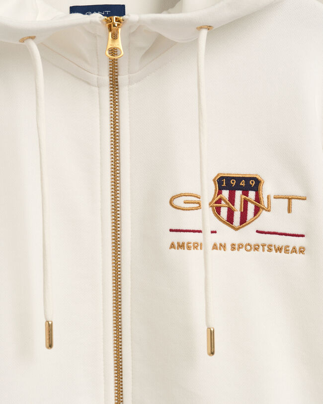 Sudadera con capucha y cremallera completa Archive Shield