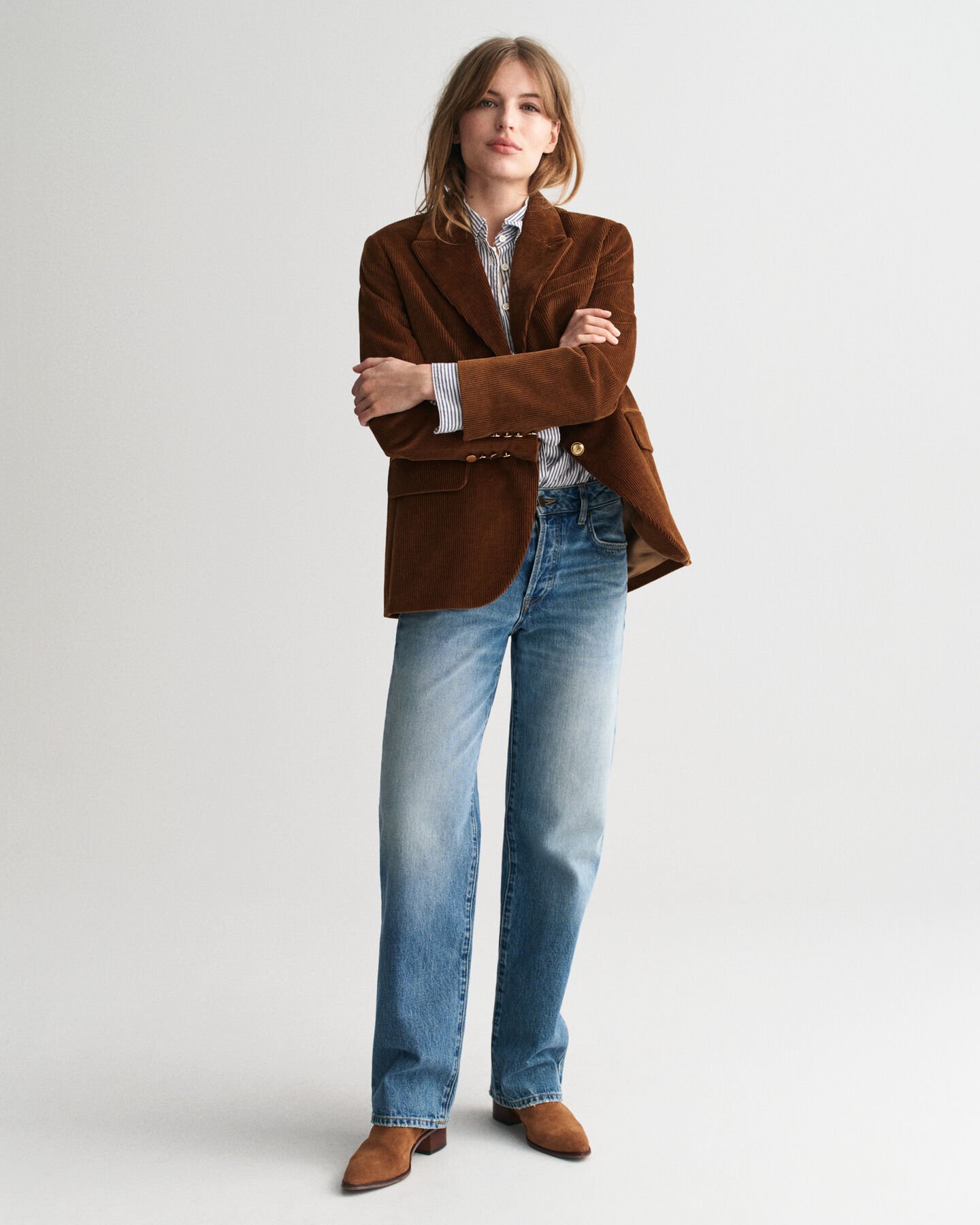 Americana Regular Fit de pana