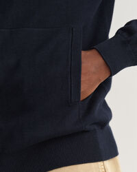 Cárdigan de algodón con cremallera Classic