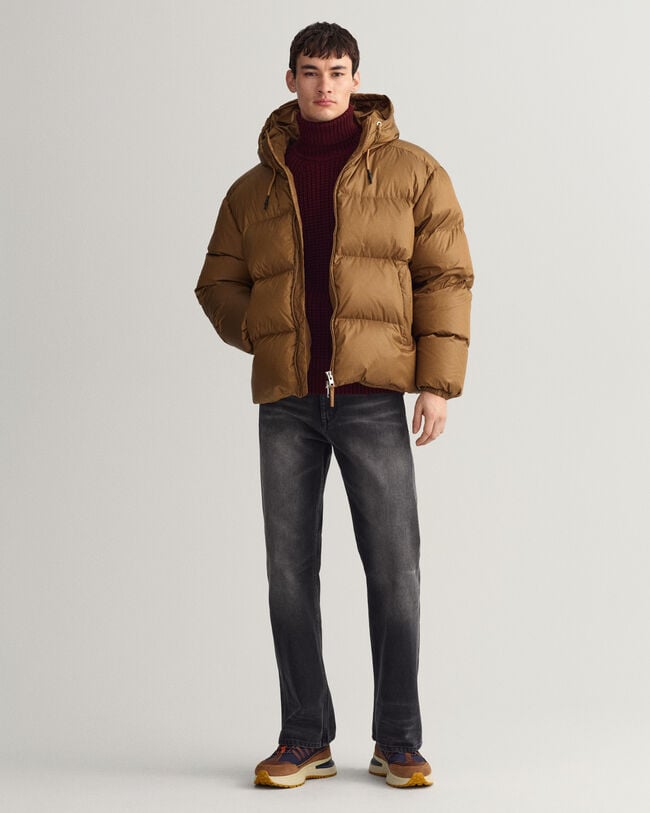 Chaqueta acolchada con lustre