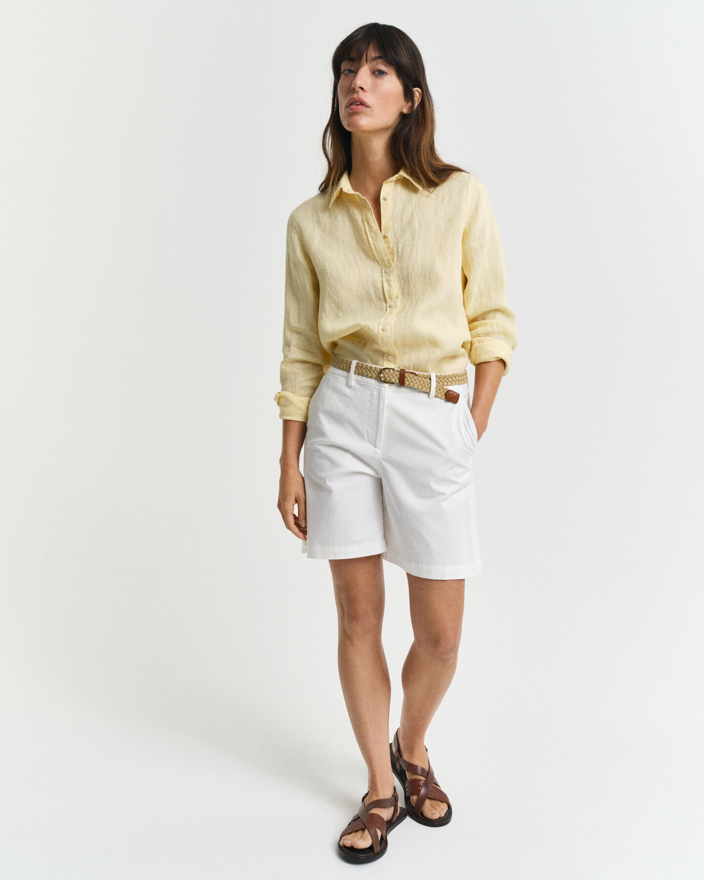 Camisa Regular Fit de lino