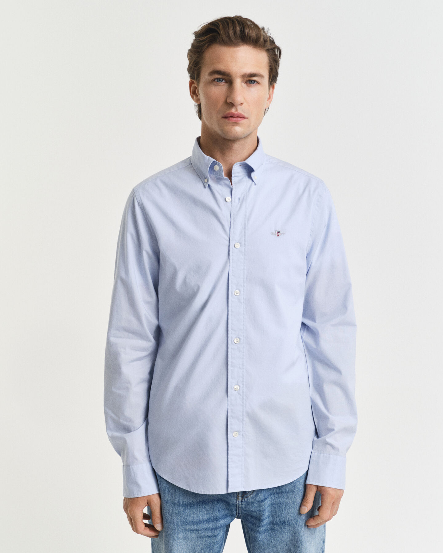 Camisa Slim Fit clásica de popelina