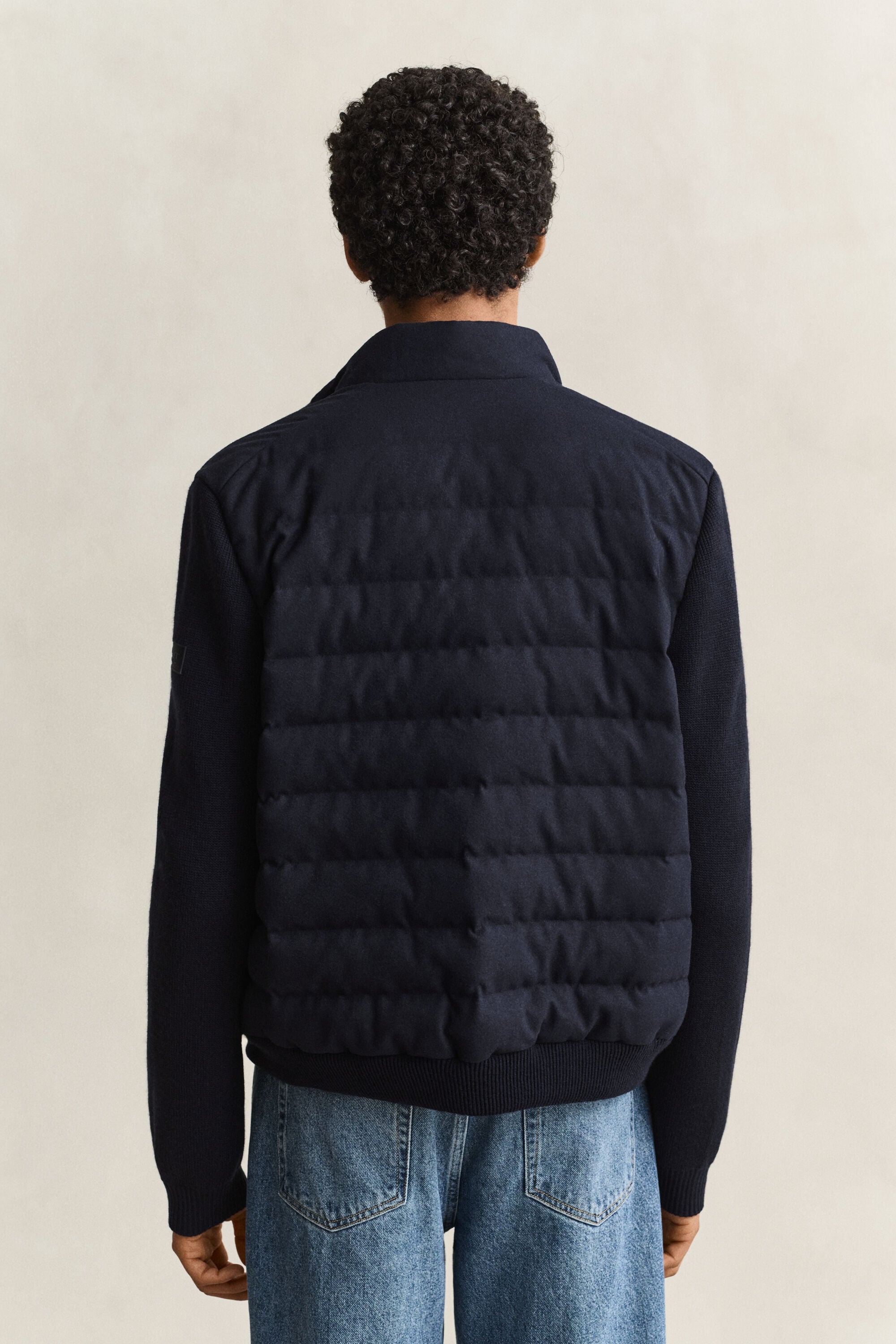 Chaqueta híbrida de franela con aislamiento