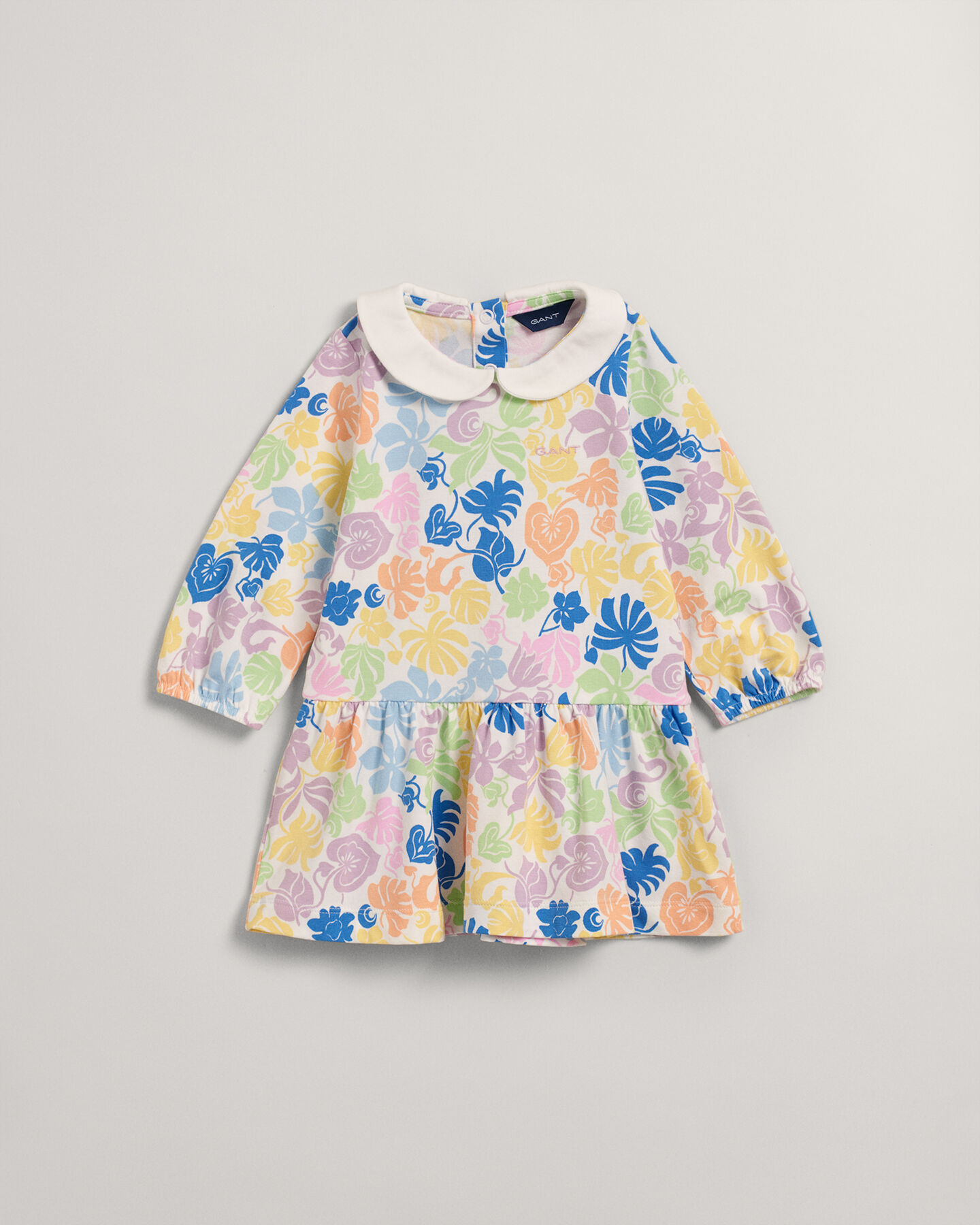 Vestido de punto Tropical Print Baby Girl