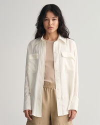 Camisa Relaxed Fit con bolsillo con solapa