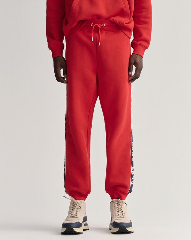 Pantalones de deporte con paneles laterales en contraste